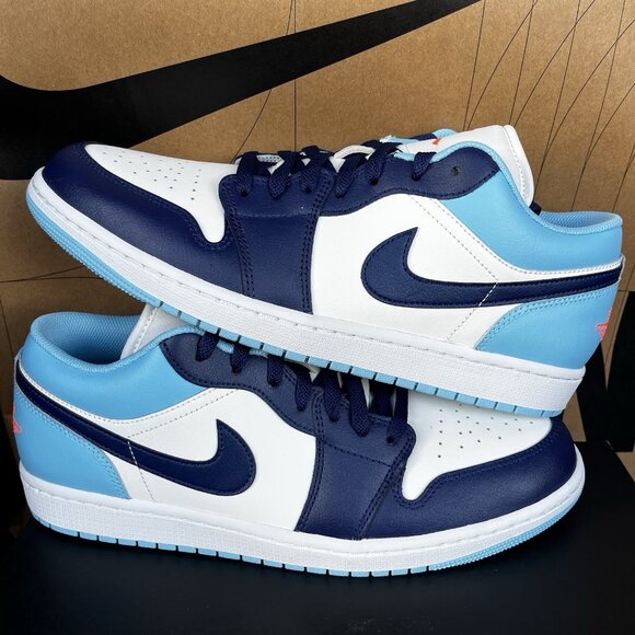 NEW Nike Air Jordan 1 Low Sail Blue Chill Men\'s 553558-149 Men Size 11.5 main image 8